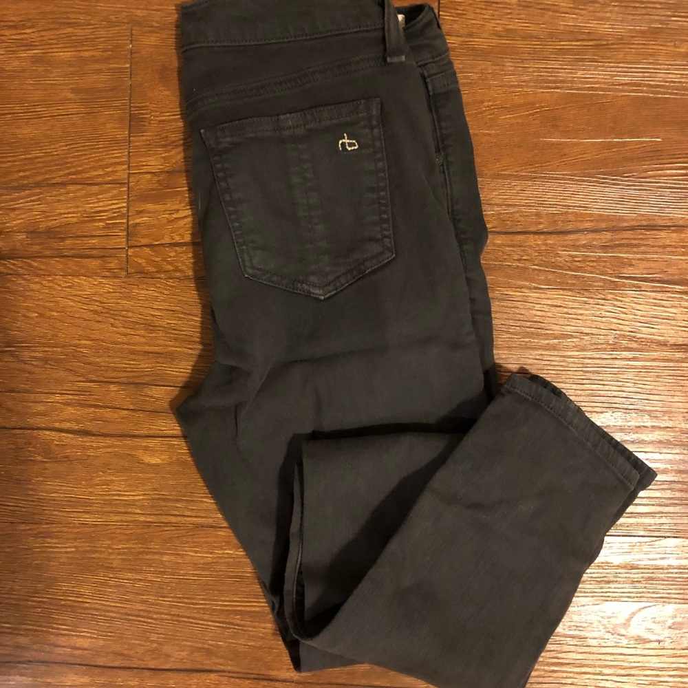 Rag and Bone dark grey skinnies